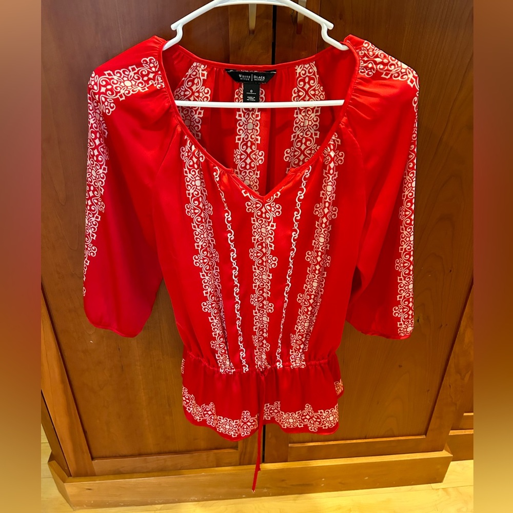 White House Black Market silky top